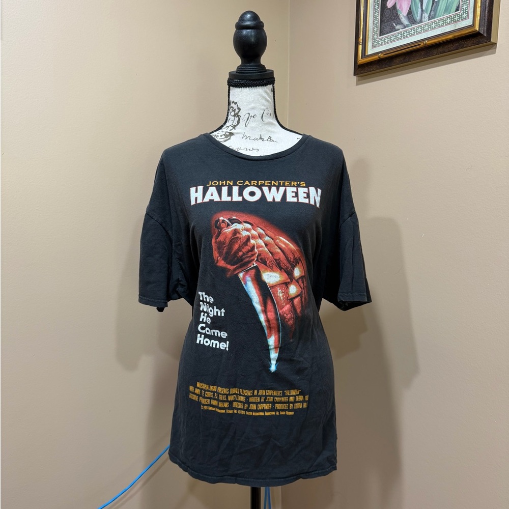 John Carpenter Halloween Graphic T Shirt Michael Myers Horror Tee 2XL